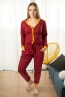 Preview - Burgundy Ladies Pyjama Overall