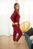 Preview - Burgundy Ladies Pyjama Overall