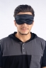 Náhľad - Hodvábna maska na spanie čierna
