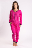 Preview - Fuchsia Hearts Ladies Pyjama Overall