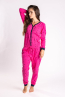 Preview - Fuchsia Hearts Ladies Pyjama Overall