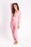 Preview - Light Pink Hearts Ladies Pyjama Overall