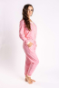 Preview - Light Pink Hearts Ladies Pyjama Overall