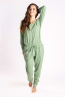 Preview - Dusty Green Ladies Pyjama Overall