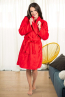 Preview - Red Women's Bathrobe