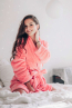 Preview - Retro Pink Women's Bathrobe