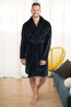 Preview - Black Men's Bathrobe