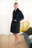 Preview - Black Men's Bathrobe