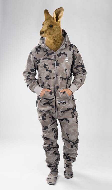 Camo Grey Onesie