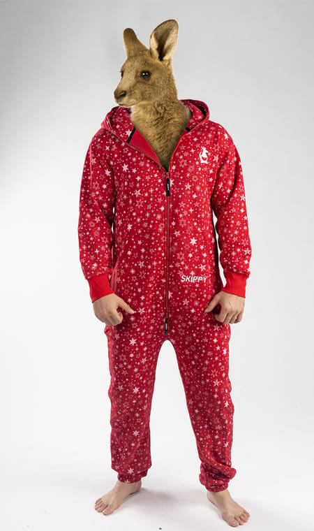 Red Stars Onesie