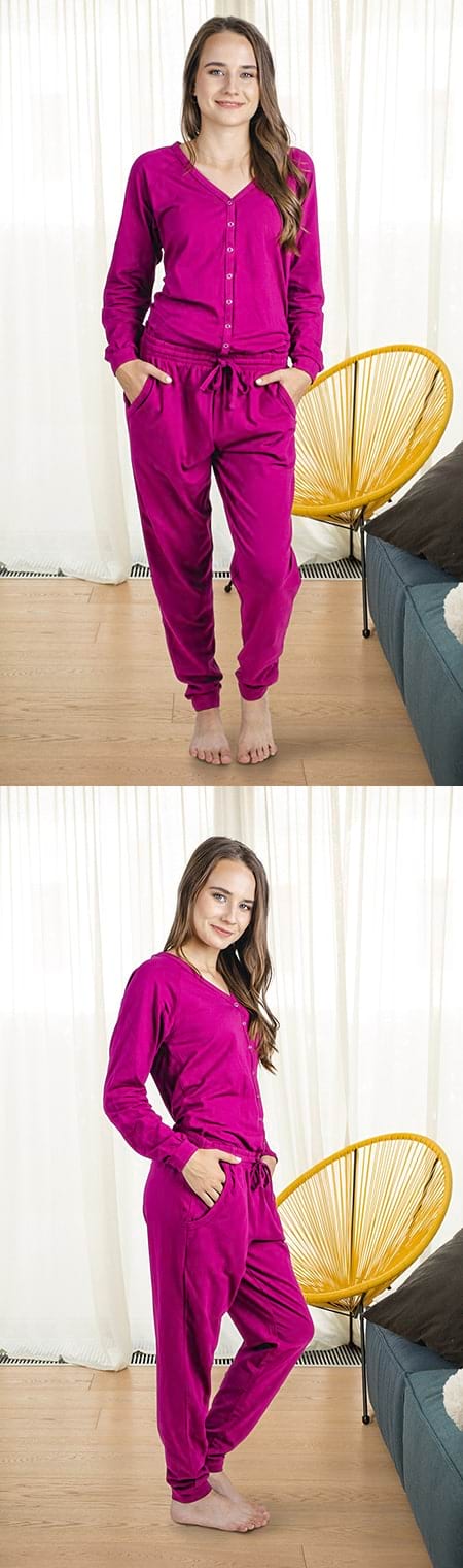 Merlot Ladies Pyjama Overall