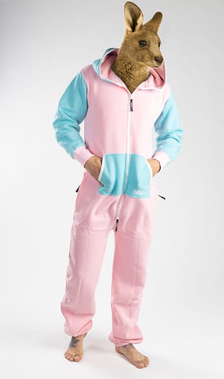 Light Pink Light Blue Onesie