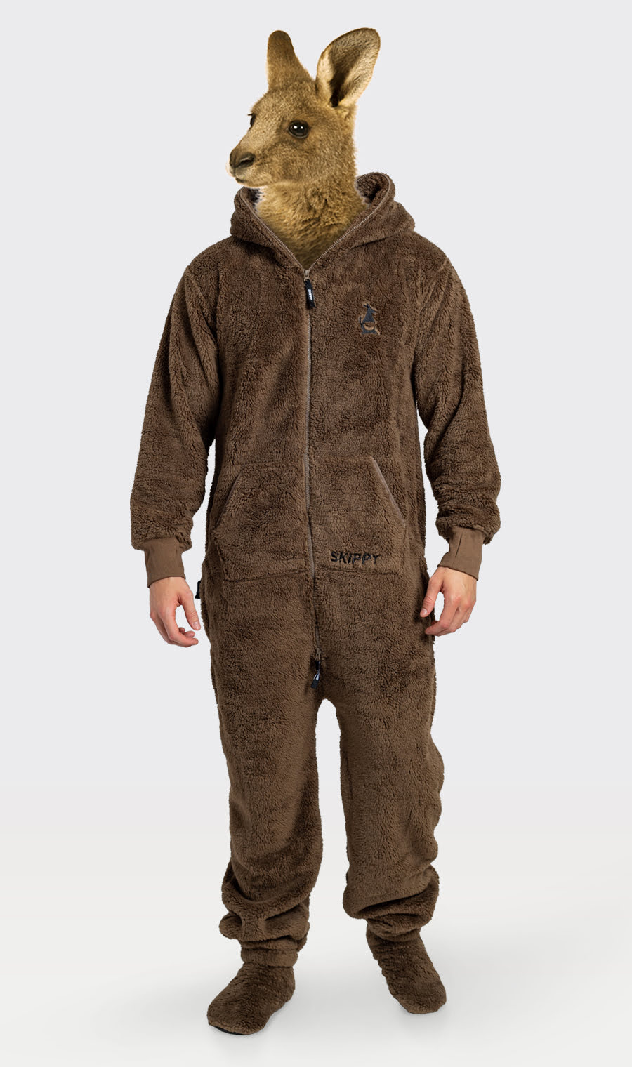 Dusty Taupe Teddy Onesie
