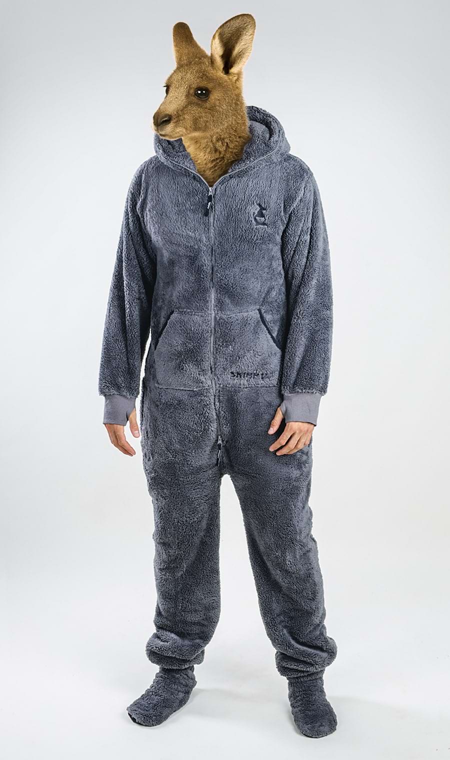 Grey Teddy Onesie