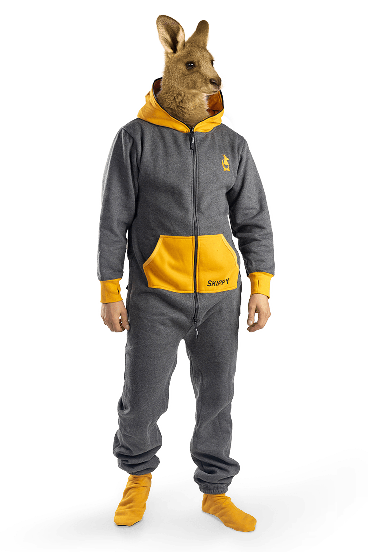Grey Gold Onesie